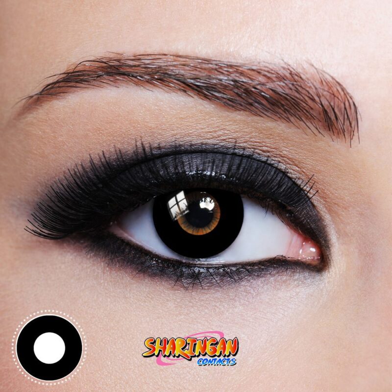 Lentilles de contact Byakugan Black Ring Cosplay