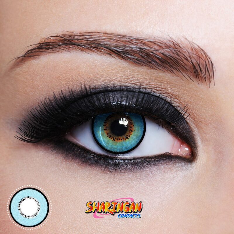 Minato Namikaz Cosplay Lentes de contacto