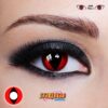 Lentes de contacto Nine Tails Red Cat Eye Cosplay
