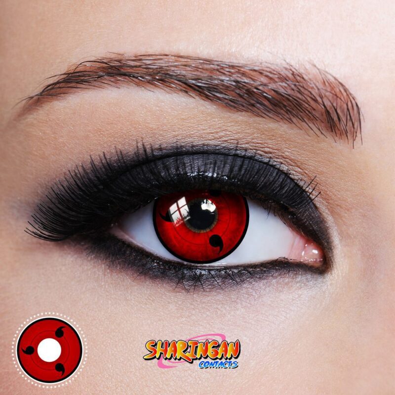 Drei Tomoe-Sharingan-Kontakte