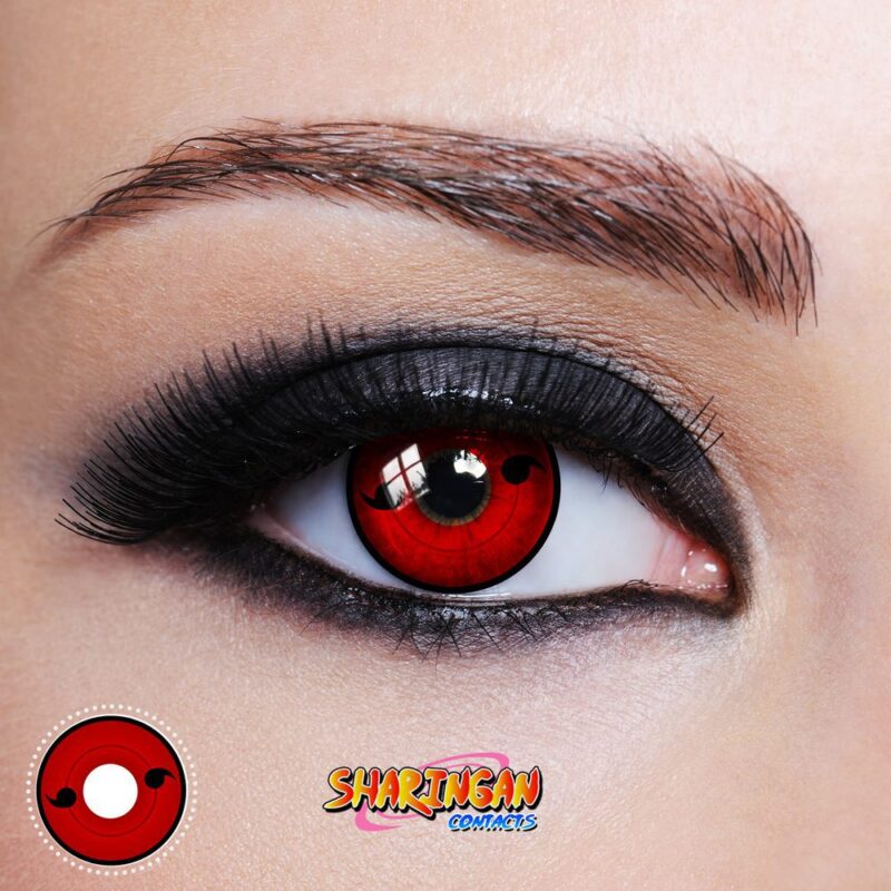 Zwei Tomoe-Sharingan-Kontakte