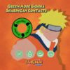 Contatti dello Sharingan verde Uchiha completamente attivato