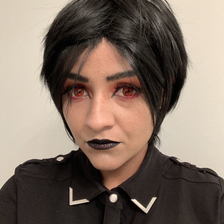 Halloween Red Zombie Lentes de contacto foto review