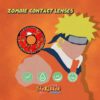 Lenti a contatto rosse zombie di Halloween