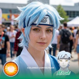 Mitsuki Contacts - Yellow Brown