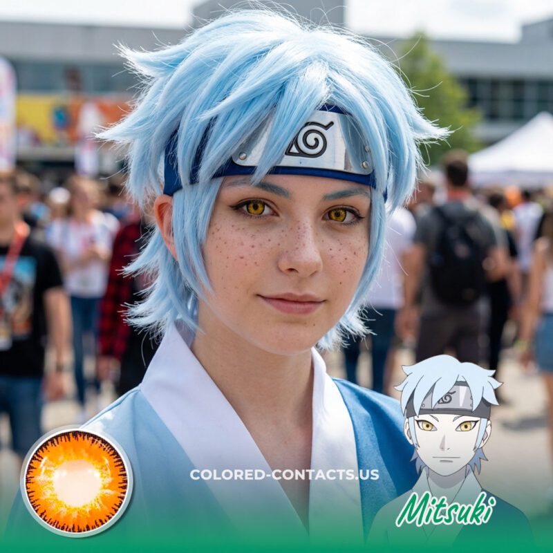 Mitsuki Contactos - Amarillo Marrón