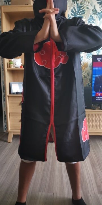 Akatsuki Capa Larga - Akatsuki Cosplay Costume photo review