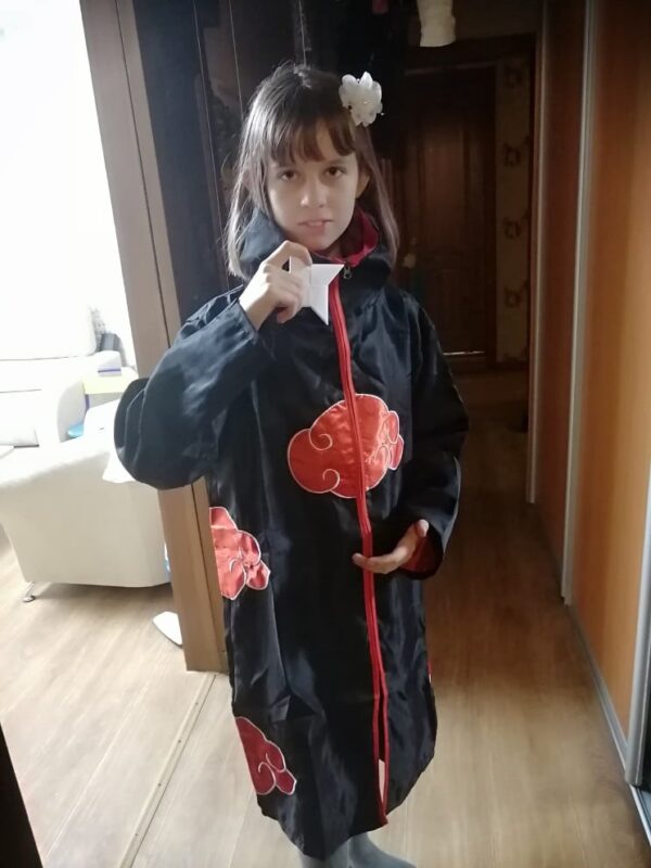 Akatsuki Capa Larga - Akatsuki Cosplay Costume photo review