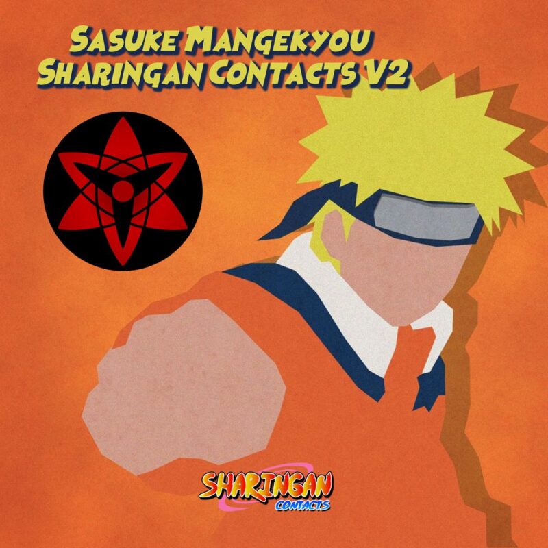 Sasuke Mangekyou Sharingan Contactos V2